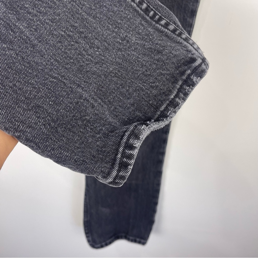 Abercrombie & Fitch The 90s Straight Ultra High Rise Jeans Faded Black Size 25 - Picture 7 of 9